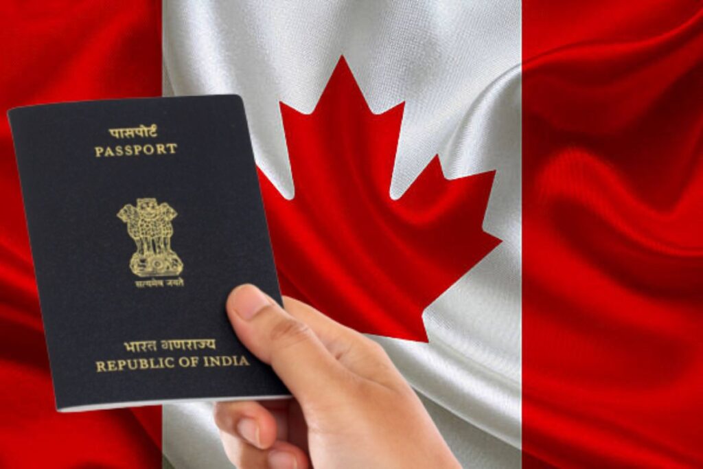 India-Passport-And-Canada-Flag